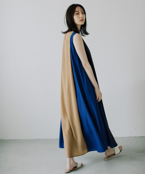 メーカー直販 セール マルチカラー フレアロングワンピース リゾートマキシワンピース ワンピース Audrey And John Wad オードリーアンドジョンワッド のファッション 正規 店 値引き Arenatheatre Net