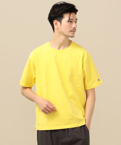 セール Champion Ships 別注 32 3コットン ピグメントダイプルオーバー Tシャツ カットソー Champion チャンピオン のファッション通販 Zozotown