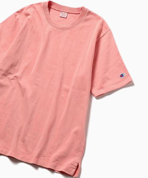 Champion(チャンピオン)の「Champion×SHIPS: 別注 32/3コットン ピグメントダイプルオーバー(Tシャツ/カットソー・メンズ・ライトブルー/ピンク/クリーム・X-LARGE/SMALL/MEDIUM/LARGE)」の17枚目の写真