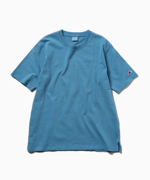 Champion(チャンピオン)の「Champion×SHIPS: 別注 32/3コットン ピグメントダイプルオーバー(Tシャツ/カットソー・メンズ・ライトブルー/ピンク/クリーム・X-LARGE/SMALL/MEDIUM/LARGE)」の12枚目の写真
