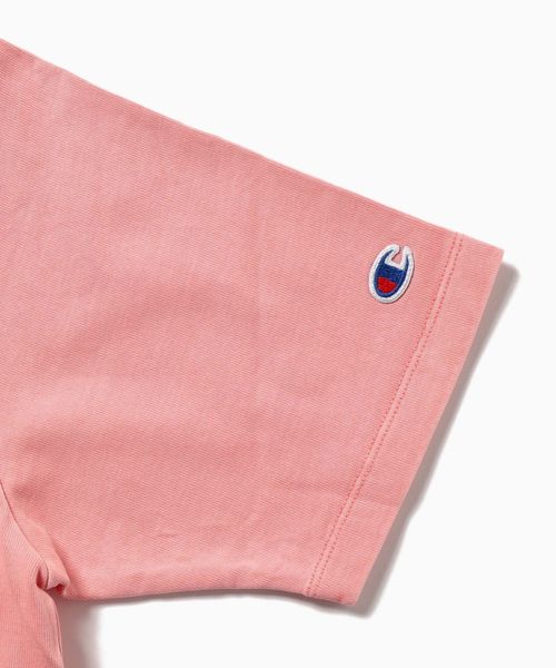 Champion(チャンピオン)の「Champion×SHIPS: 別注 32/3コットン ピグメントダイプルオーバー(Tシャツ/カットソー・メンズ・ライトブルー/ピンク/クリーム・X-LARGE/SMALL/MEDIUM/LARGE)」の6枚目の写真