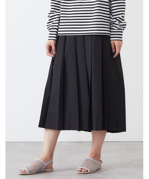 POU DOU DOU(プードゥドゥ)の「E/Rプリーツスカート(スカート・レディース・ブラック/イエロー/スミクロ・3)」の12枚目の写真