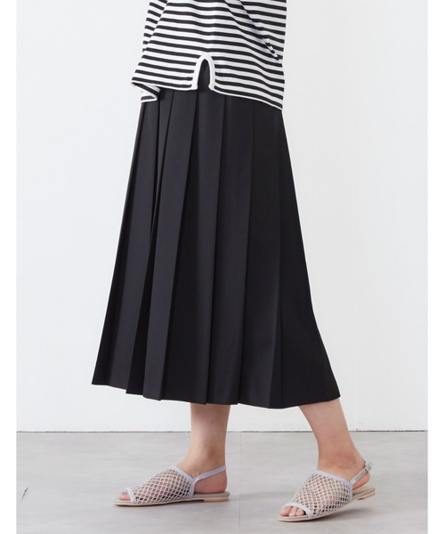 POU DOU DOU(プードゥドゥ)の「E/Rプリーツスカート(スカート・レディース・ブラック/イエロー/スミクロ・3)」の13枚目の写真