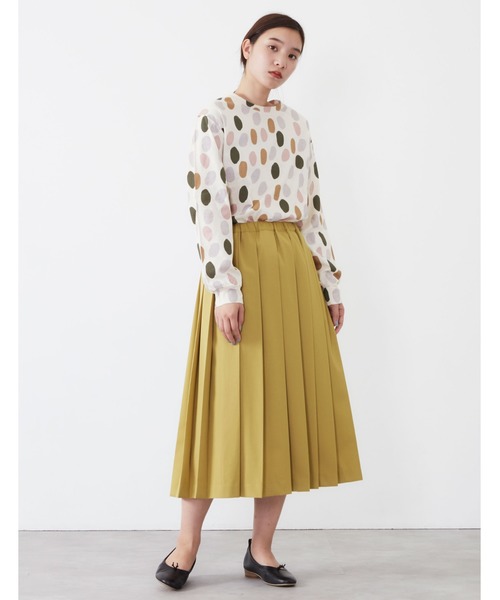 POU DOU DOU(プードゥドゥ)の「E/Rプリーツスカート(スカート・レディース・ブラック/イエロー/スミクロ・3)」の15枚目の写真
