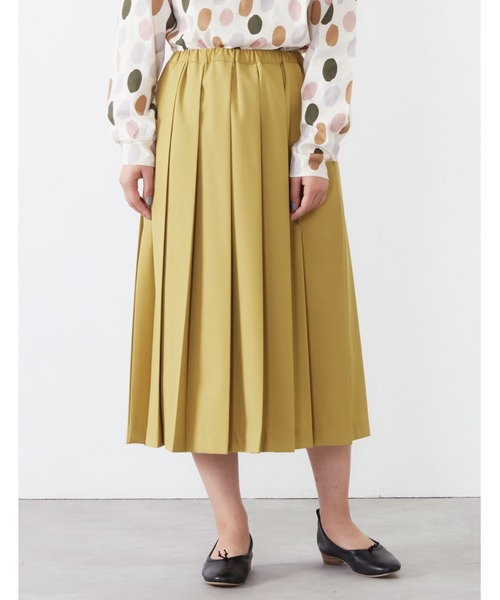 POU DOU DOU(プードゥドゥ)の「E/Rプリーツスカート(スカート・レディース・ブラック/イエロー/スミクロ・3)」の16枚目の写真