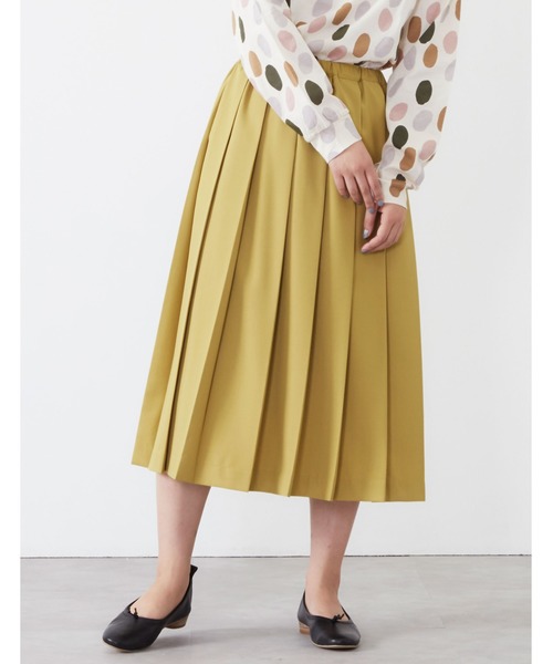 POU DOU DOU(プードゥドゥ)の「E/Rプリーツスカート(スカート・レディース・ブラック/イエロー/スミクロ・3)」の17枚目の写真