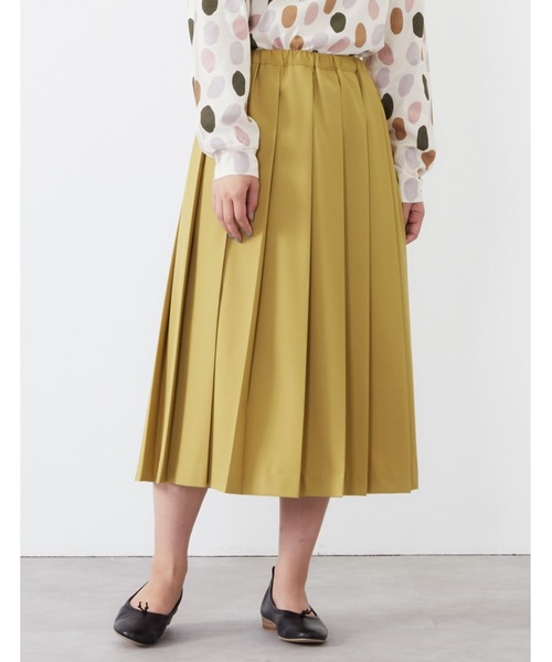 POU DOU DOU(プードゥドゥ)の「E/Rプリーツスカート(スカート・レディース・ブラック/イエロー/スミクロ・3)」の19枚目の写真