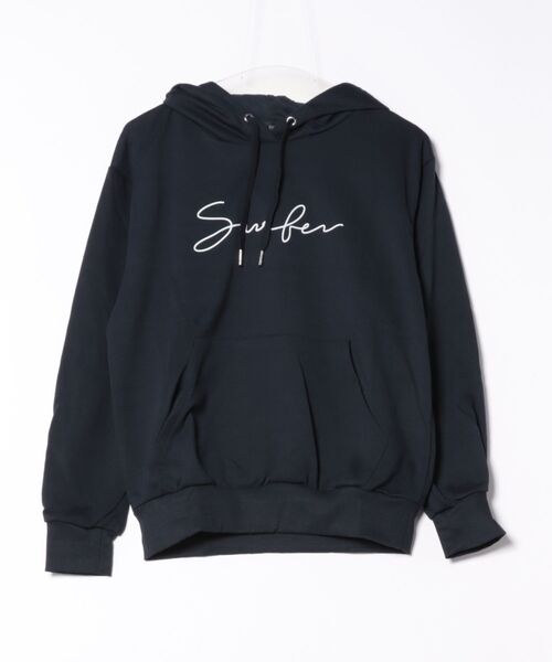 STYLEBLOCK（スタイルブロック）の「裏毛サーフ2ラインボックスロゴプリントスウェットパーカー（パーカー・メンズ・ベージュ系その他/ホワイト系その他4/ブラック系その他4/ブラック系その他5/グレー系その他4/グレー系その他5/ベージュ系その他2/ベージュ/ネイビー/ブルー系その他2/ブルー系その他/ホワイト/グレー系その他3/ブラック/ホワイト系その他/グレー/ブラック系その他/グレー系その他・M/L/LL）」の16枚目の写真