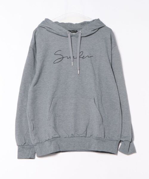 STYLEBLOCK（スタイルブロック）の「裏毛サーフ2ラインボックスロゴプリントスウェットパーカー（パーカー・メンズ・ベージュ系その他/ホワイト系その他4/ブラック系その他4/ブラック系その他5/グレー系その他4/グレー系その他5/ベージュ系その他2/ベージュ/ネイビー/ブルー系その他2/ブルー系その他/ホワイト/グレー系その他3/ブラック/ホワイト系その他/グレー/ブラック系その他/グレー系その他・M/L/LL）」の9枚目の写真