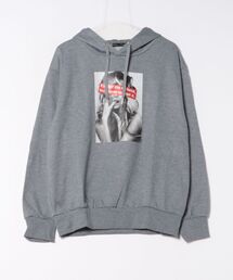 STYLEBLOCK（スタイルブロック）の「裏毛サーフ2ラインボックスロゴプリントスウェットパーカー（パーカー）」