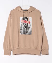 STYLEBLOCK（スタイルブロック）の「裏毛サーフ2ラインボックスロゴプリントスウェットパーカー（パーカー）」