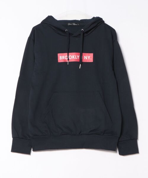 STYLEBLOCK（スタイルブロック）の「裏毛サーフ2ラインボックスロゴプリントスウェットパーカー（パーカー・メンズ・ベージュ系その他/ホワイト系その他4/ブラック系その他4/ブラック系その他5/グレー系その他4/グレー系その他5/ベージュ系その他2/ベージュ/ネイビー/ブルー系その他2/ブルー系その他/ホワイト/グレー系その他3/ブラック/ホワイト系その他/グレー/ブラック系その他/グレー系その他・M/L/LL）」の18枚目の写真