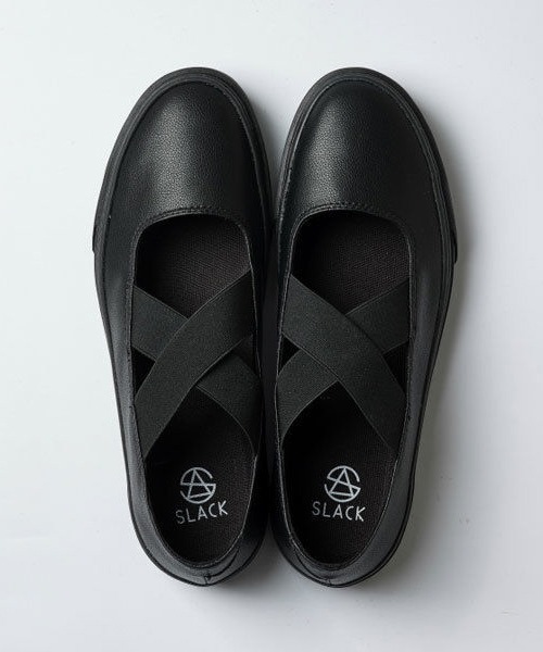 re:tack（レタック）の「【re:tack/レタック】PAREN LEATHER SLIP ON（スニーカー・メンズ・ホワイト×ホワイト/ブラック×ブラック・23cm/24cm/25cm/28cm）」の4枚目の写真