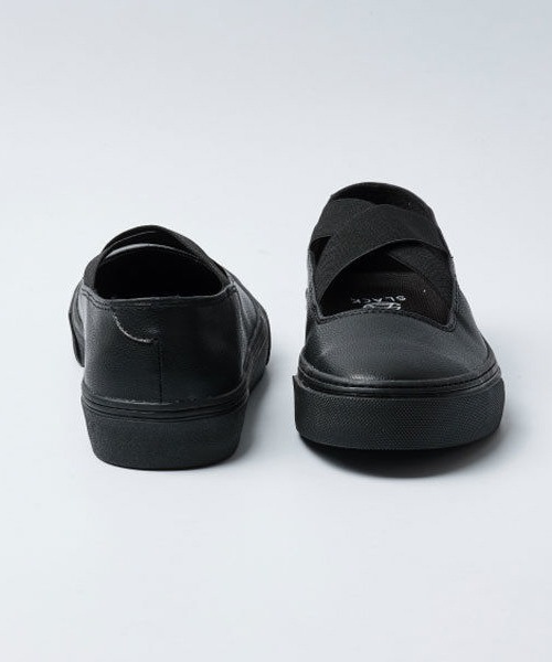 re:tack（レタック）の「【re:tack/レタック】PAREN LEATHER SLIP ON（スニーカー・メンズ・ホワイト×ホワイト/ブラック×ブラック・23cm/24cm/25cm/28cm）」の5枚目の写真