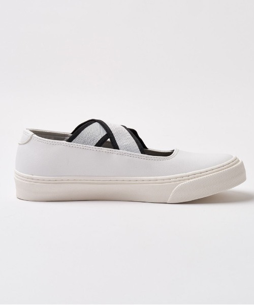 re:tack（レタック）の「【re:tack/レタック】PAREN LEATHER SLIP ON（スニーカー・メンズ・ホワイト×ホワイト/ブラック×ブラック・23cm/24cm/25cm/28cm）」の10枚目の写真