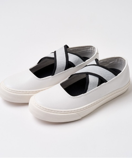 re:tack（レタック）の「【re:tack/レタック】PAREN LEATHER SLIP ON（スニーカー・メンズ・ホワイト×ホワイト/ブラック×ブラック・23cm/24cm/25cm/28cm）」の20枚目の写真