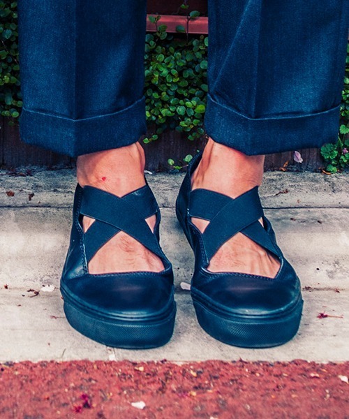 re:tack（レタック）の「【re:tack/レタック】PAREN LEATHER SLIP ON（スニーカー・メンズ・ホワイト×ホワイト/ブラック×ブラック・23cm/24cm/25cm/28cm）」の21枚目の写真