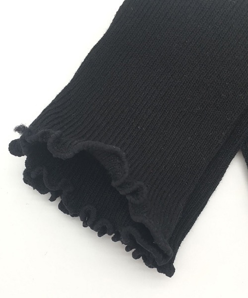 Futier land(フューティアランド)の「メローリブソックス(ソックス/靴下・レディース・ホワイト/ブラック・FREE)」の8枚目の写真