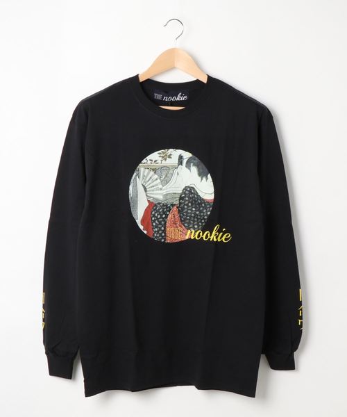 THE Nookie（ザヌーキー）の「/THE nookie/SYUNGA LS TEE（Tシャツ/カットソー・レディース・ホワイト/ブラック・FREE）」の5枚目の写真
