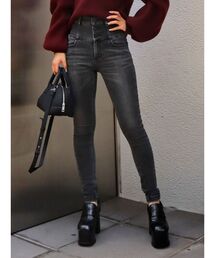 EMODA | 【ELDER】FIXハイウエストデニム(デニムパンツ)