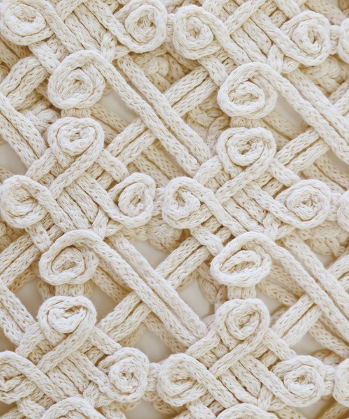 select MOCA（セレクトモカ）の「マクラメロープベスト（ベスト・レディース・アイボリー・FREE）」の17枚目の写真