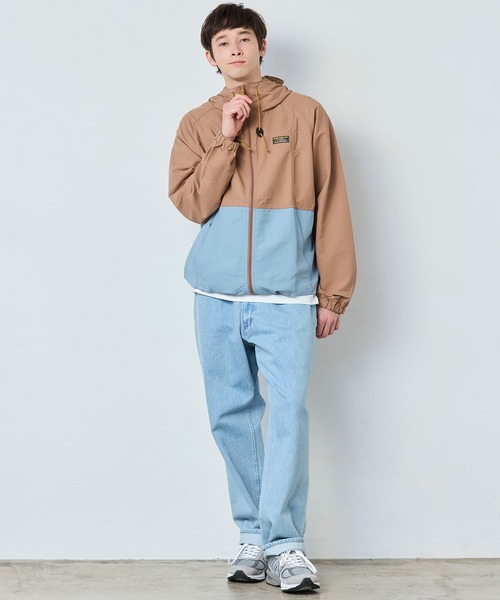 L.L.Bean（エルエルビーン）の「マウンテン・クラシック・フルジップ・ジャケット、カラーブロック ジャパン・フィット（マウンテンパーカー・メンズ・イエロー系その他/ブルー系その他/ブラウン系その他・SMALL/MEDIUM/LARGE/X-LARGE/XX-LARGE）」の9枚目の写真