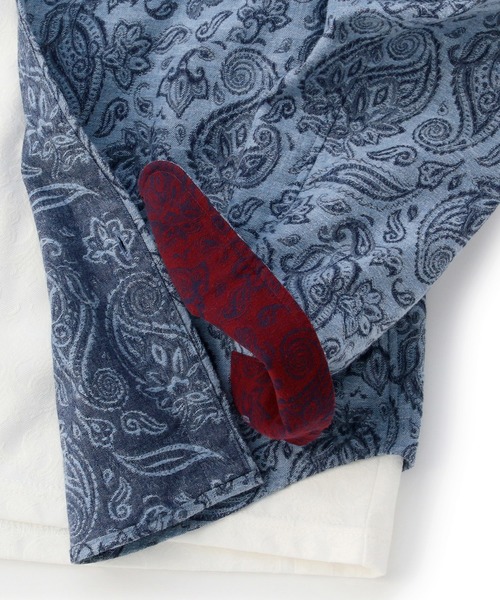 MEN'S BIGI（メンズビギ）の「ペイズリージャガード シャツ（シャツ/ブラウス・メンズ・ネイビー/ブラック/ボルドー・01/02/03/04）」の19枚目の写真
