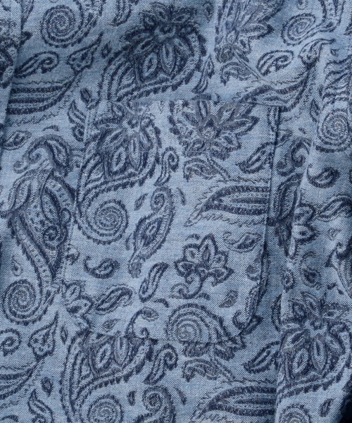 MEN'S BIGI（メンズビギ）の「ペイズリージャガード シャツ（シャツ/ブラウス・メンズ・ネイビー/ブラック/ボルドー・01/02/03/04）」の20枚目の写真