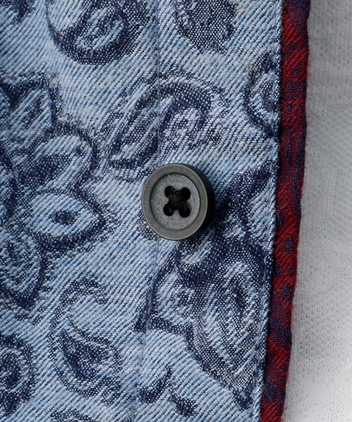 MEN'S BIGI（メンズビギ）の「ペイズリージャガード シャツ（シャツ/ブラウス・メンズ・ネイビー/ブラック/ボルドー・01/02/03/04）」の17枚目の写真