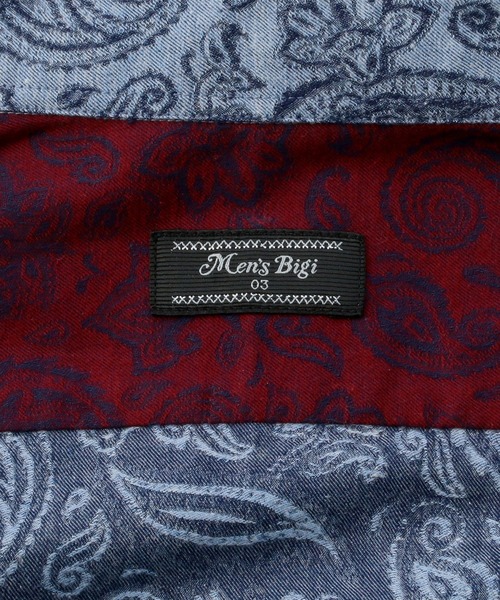 MEN'S BIGI（メンズビギ）の「ペイズリージャガード シャツ（シャツ/ブラウス・メンズ・ネイビー/ブラック/ボルドー・01/02/03/04）」の21枚目の写真