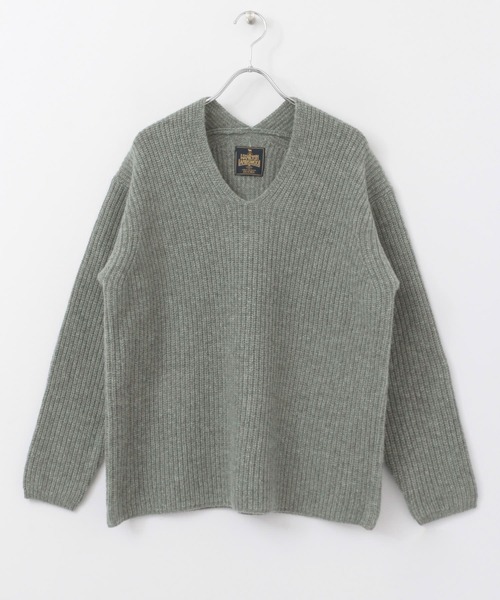 URBAN RESEARCH - ☆新品☆ 今季 DOORS ハミルトンウール畦Vネックニット URBAN RESEARCH DOORS（アーバンリサーチドアーズ）の