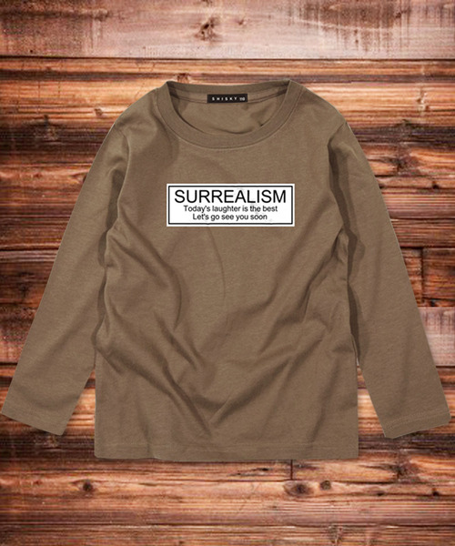 THE CASUAL（カジュアル）の「ロゴ プリント 長袖カットソー ロンT キッズ（Tシャツ/カットソー・キッズ・N/E/M/D/F/O/P/G/A/H/R/S/J/I/T/K/B/Q/L/C・100cm/110cm/120cm/130cm/140cm/150cm/160cm）」の4枚目の写真