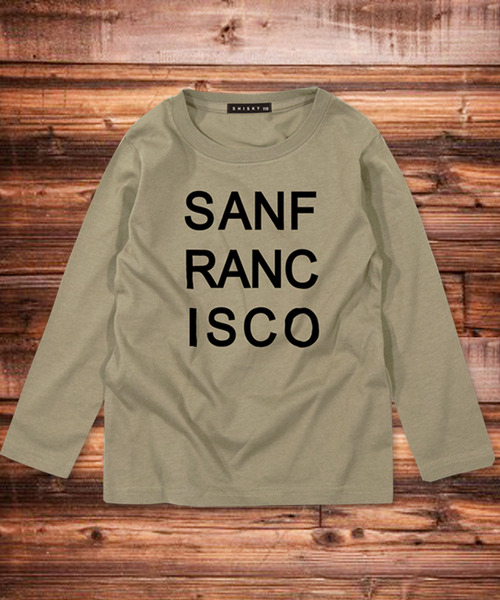 THE CASUAL（カジュアル）の「ロゴ プリント 長袖カットソー ロンT キッズ（Tシャツ/カットソー・キッズ・N/E/M/D/F/O/P/G/A/H/R/S/J/I/T/K/B/Q/L/C・100cm/110cm/120cm/130cm/140cm/150cm/160cm）」の6枚目の写真