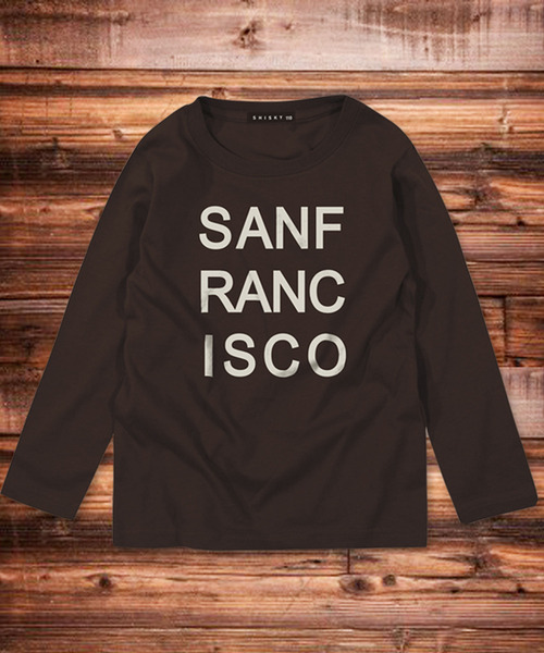 THE CASUAL（カジュアル）の「ロゴ プリント 長袖カットソー ロンT キッズ（Tシャツ/カットソー・キッズ・N/E/M/D/F/O/P/G/A/H/R/S/J/I/T/K/B/Q/L/C・100cm/110cm/120cm/130cm/140cm/150cm/160cm）」の7枚目の写真