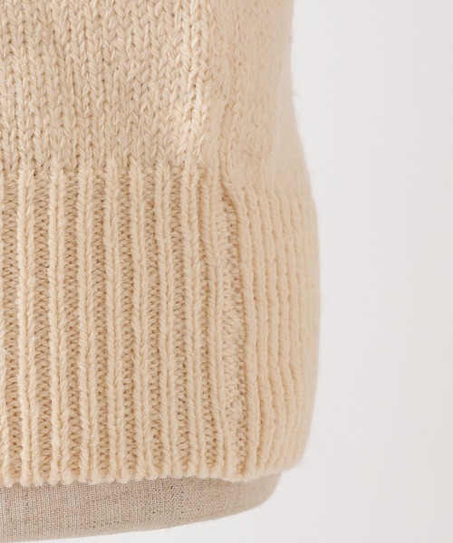 one after another NICE CLAUP（ワンアフターアナザーナイスクラップ）の「フラワー刺繍ニット（ニット/セーター・レディース・ブラック/ベージュ/アイボリー・FREE）」の14枚目の写真