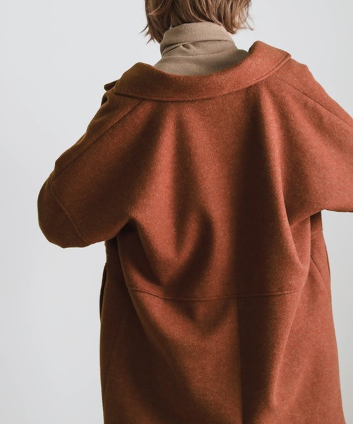 select MOCA（セレクトモカ）の「オーバーテーラードコート（テーラードジャケット・レディース・オリーブ/ブラウン/グレイッシュベージュ・FREE）」の21枚目の写真