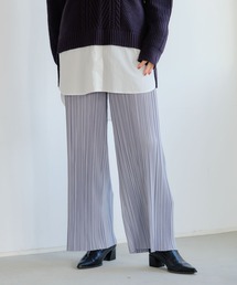 YECCA VECCA | 【2020秋冬】プリーツワイドパンツ　＊(その他パンツ)