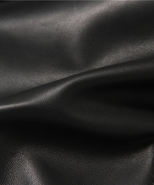 EDIFICE（エディフィス）の「【MENS CLUB1月号掲載】LAMB LEATHER RIDERS（ライダースジャケット・メンズ・ブラック・46/48/44）」の5枚目の写真