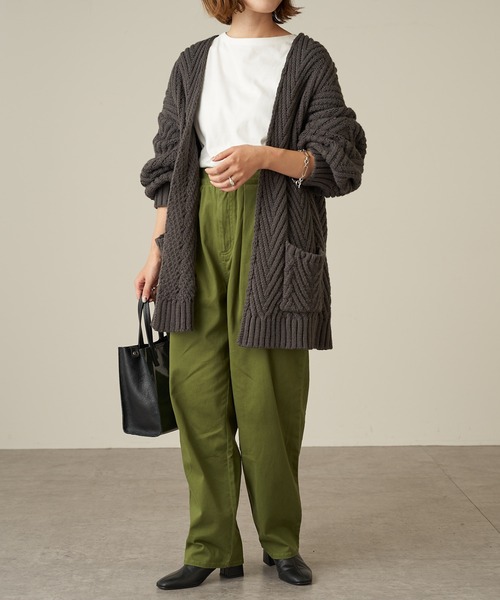 Ciaopanic パンツtypy チャオパニックティピー のファッション Bigテーパードイージーパンツ その他パンツ Ciaopanic