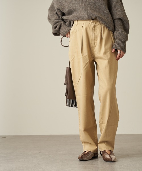 Ciaopanic パンツtypy チャオパニックティピー のファッション Bigテーパードイージーパンツ その他パンツ Ciaopanic