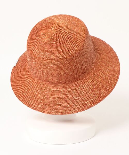 arth（アース）の「【arth】Straw BD Cloche / 【アース】ストロー　ブレード　クロッシェ（ハット・レディース・オレンジ/グリーン/ナチュラル・57cm）」の4枚目の写真