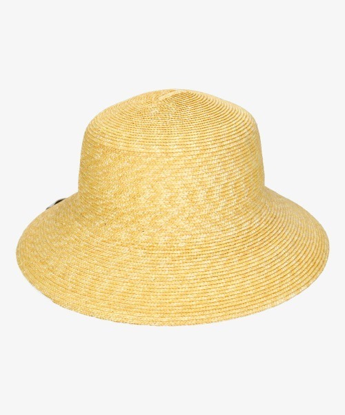arth（アース）の「【arth】Straw BD Cloche / 【アース】ストロー　ブレード　クロッシェ（ハット・レディース・オレンジ/グリーン/ナチュラル・57cm）」の7枚目の写真