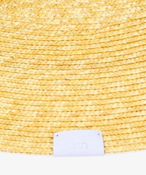 arth（アース）の「【arth】Straw BD Cloche / 【アース】ストロー　ブレード　クロッシェ（ハット・レディース・オレンジ/グリーン/ナチュラル・57cm）」の11枚目の写真
