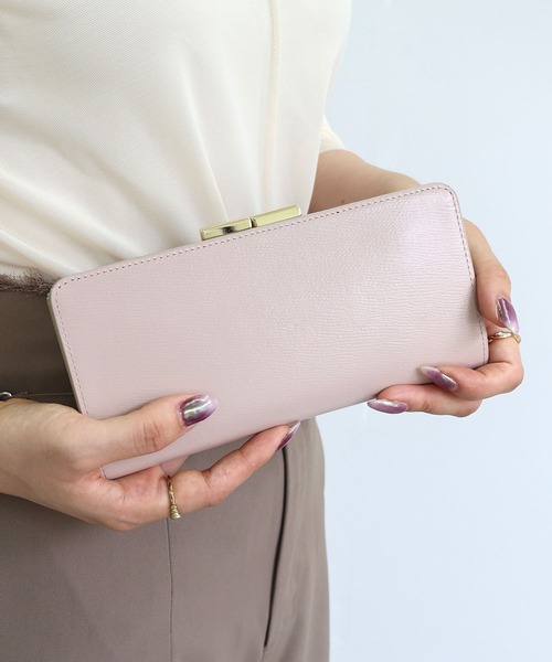 新品　BRONTIBAY PARIS 紐付き　長財布　牛革　がま口　リバティ柄 楽天市場】【豊岡工房 公式ショップ】 財布 長財布 レディース