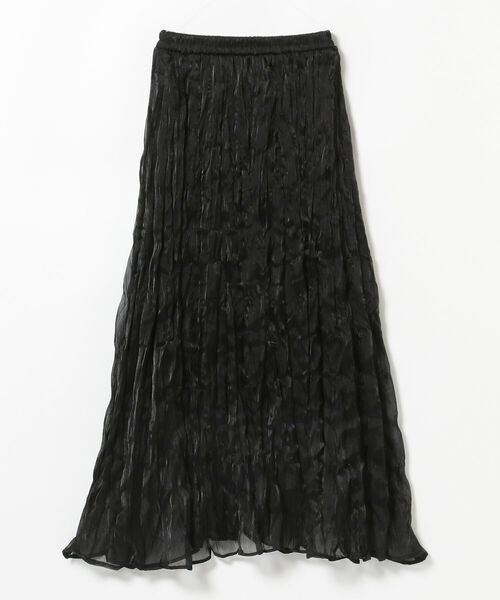 BeAMS DOT（ビームスドット）の「【WEB限定】BeAMS DOT / シアー ワッシャースカート（スカート・レディース・ブラック/ミント・FREE）」の17枚目の写真