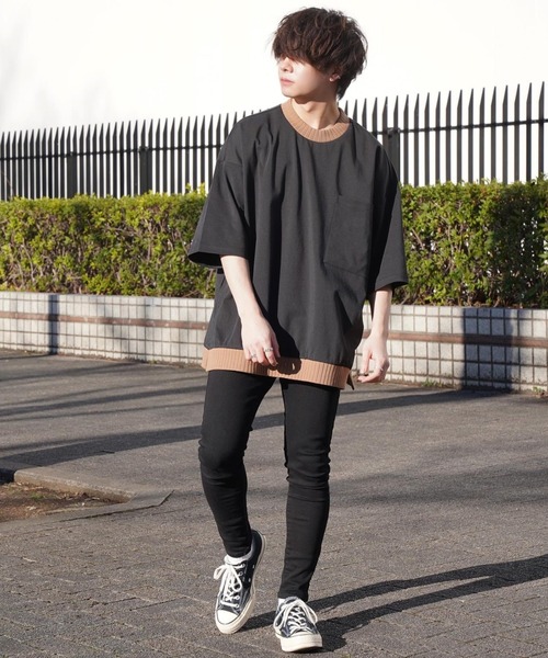 CASPER JOHN(キャスパージョン)の「Balloon Big T-shirts/バルーンビッグTシャツ(Tシャツ/カットソー・メンズ・ブラック/グレー・マルチサイズ)」の16枚目の写真