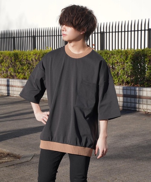 CASPER JOHN(キャスパージョン)の「Balloon Big T-shirts/バルーンビッグTシャツ(Tシャツ/カットソー・メンズ・ブラック/グレー・マルチサイズ)」の9枚目の写真