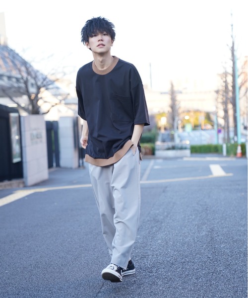 CASPER JOHN(キャスパージョン)の「Balloon Big T-shirts/バルーンビッグTシャツ(Tシャツ/カットソー・メンズ・ブラック/グレー・マルチサイズ)」の19枚目の写真