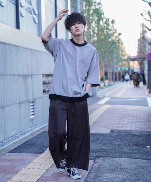 CASPER JOHN(キャスパージョン)の「Balloon Big T-shirts/バルーンビッグTシャツ(Tシャツ/カットソー・メンズ・ブラック/グレー・マルチサイズ)」の7枚目の写真