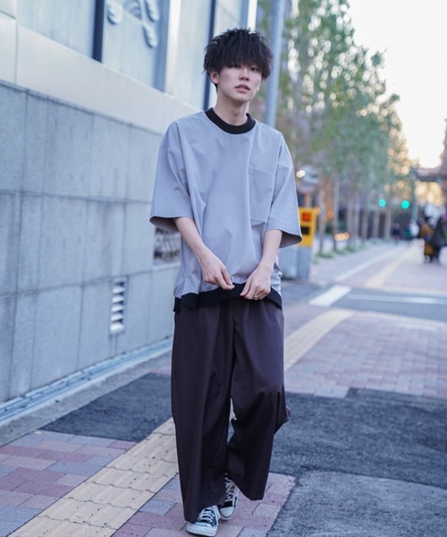 CASPER JOHN(キャスパージョン)の「Balloon Big T-shirts/バルーンビッグTシャツ(Tシャツ/カットソー・メンズ・ブラック/グレー・マルチサイズ)」の5枚目の写真